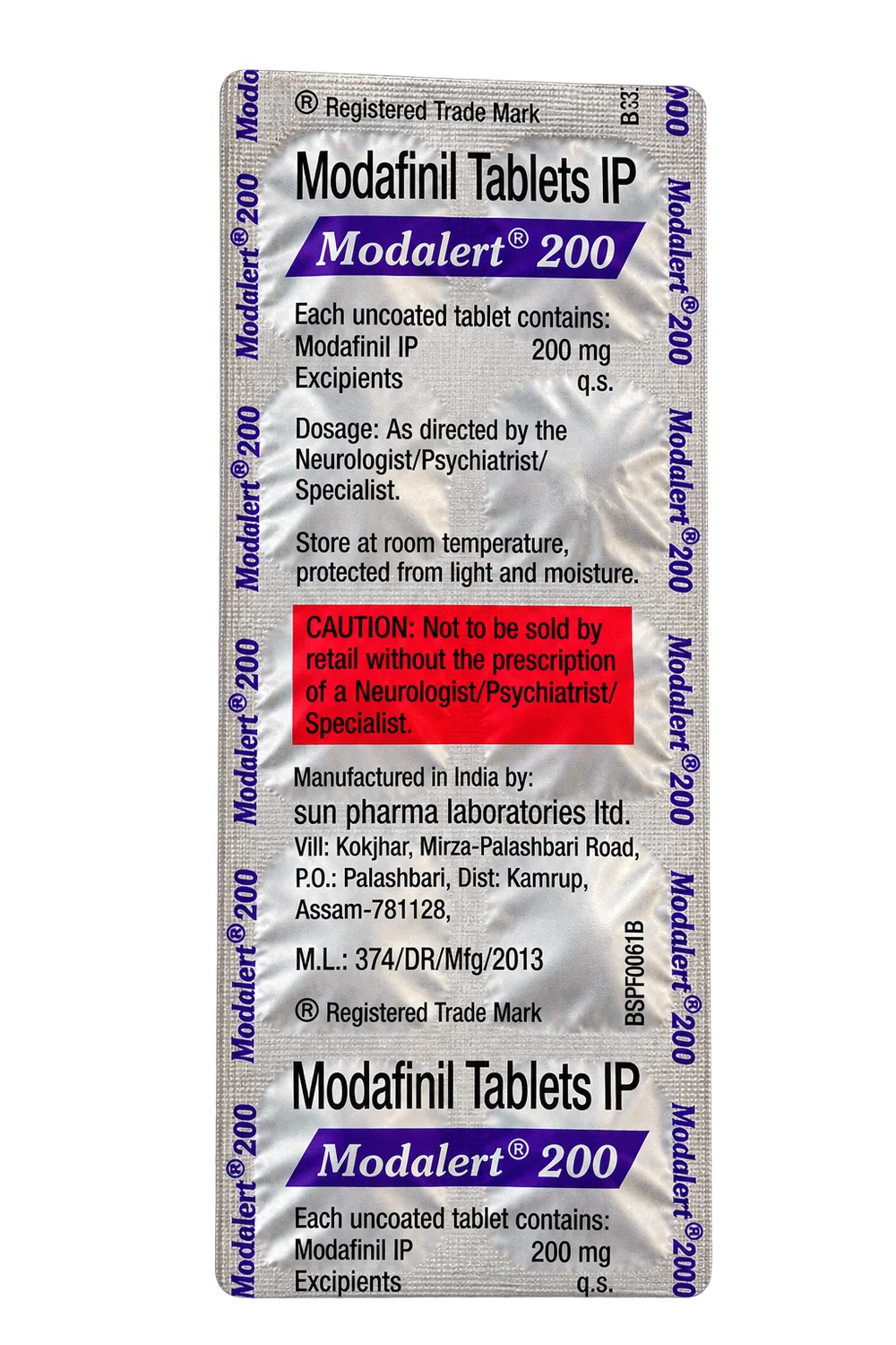 Blister MODALERT200